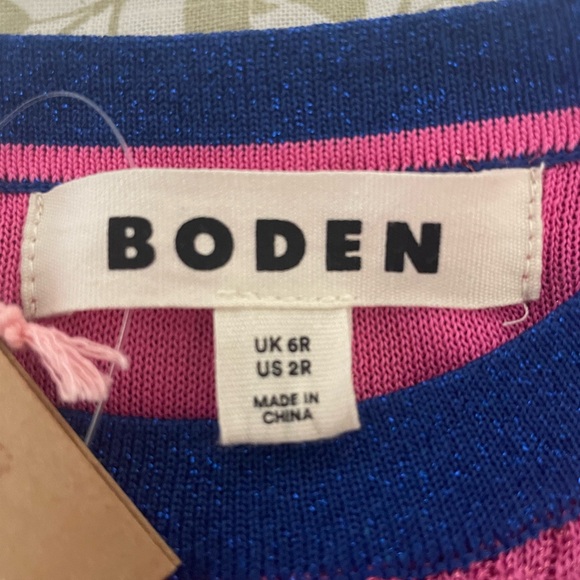 Boden Maxi Gown Striped Long Sleeve - Picture 10 of 10